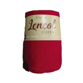 Lençol Queen com Elastico Malha SBX Vermelho Lençol Queen com Elastico Malha SBX Vermelho