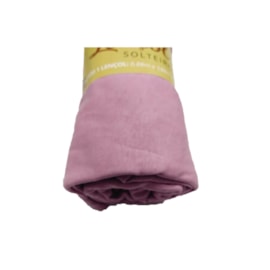Lençol Solteiro com Elastico Malha SBX Rose Lençol Solteiro com Elastico Malha SBX Rose