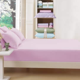 Lençol Solteiro com Elástico Teka Sticky Rosa Lençol Solteiro com Elástico Teka Sticky Rosa