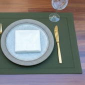 Lugar Americano Argivai Glamour Musgo 35cm x 50cm 2 Peças