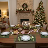 Lugar Americano Argivai Glamour Musgo 35cm x 50cm 2 Peças