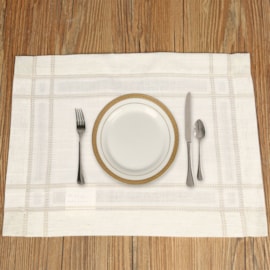 Lugar Americano Argivai Mayson Charm Linen Linho 30cm x 45cm 2 Peças