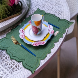 Lugar Americano Argivai Moldura Green 35cm x 50cm 2 Peças Lugar Americano Argivai Moldura Green 35cm x 50cm 2 Peças