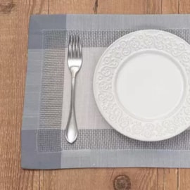 Lugar Americano Argivai Nanquim 30cm x 45cm 2 Peças Lugar Americano Argivai Nanquim 30cm x 45cm 2 Peças