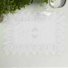 Lugar Americano Argivai Piquet Blanc Branco 35cm x 50cm 2 Peças Lugar Americano Argivai Piquet Blanc Branco 35cm x 50cm 2 Peças