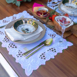 Lugar Americano Argivai Tulipas 30cm x 50cm 2 Peças Lugar Americano Argivai Tulipas 30cm x 50cm 2 Peças