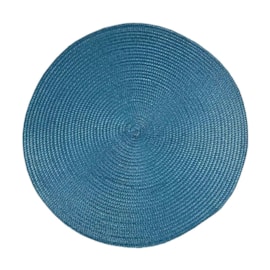 Lugar Americano Redondo Jolitex Azul 38cm Lugar Americano Redondo Jolitex Azul 38cm