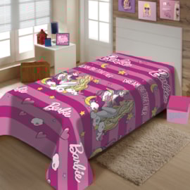 Manta Almofada Barbie Jolitex Ternille Manta Almofada Barbie Jolitex Ternille