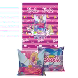 Manta Almofada Barbie Jolitex Ternille Manta Almofada Barbie Jolitex Ternille