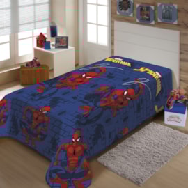 Manta Almofada Spider-Man Jolitex Ternille Manta Almofada Spider-Man Jolitex Ternille