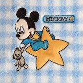 Manta Baby Bordada Jolitex Mickey na Estrela