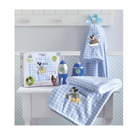Manta Baby Bordada Jolitex Mickey na Estrela Manta Baby Bordada Jolitex Mickey na Estrela
