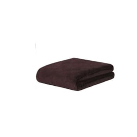 Manta Casal Fleece Microfibra Lisa Sultan Realce Cor:Marrom Manta Casal Fleece Microfibra Lisa Sultan Realce Cor:Marrom