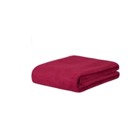 Manta Casal Fleece Microfibra Lisa Sultan Realce Cor: Rubi Manta Casal Fleece Microfibra Lisa Sultan Realce Cor: Rubi