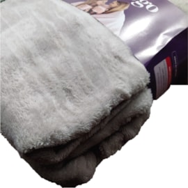 Manta de Microfibra Casal Aconchego Rozac Cinza Manta de Microfibra Casal Aconchego Rozac Cinza