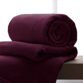 Manta de Microfibra Casal Andreza Rubi 1,80m x 2,20m Manta de Microfibra Casal Andreza Rubi 1,80m x 2,20m