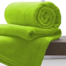 Manta de Microfibra Casal Andreza Verde Neon 1,80m x 2,20m Manta de Microfibra Casal Andreza Verde Neon 1,80m x 2,20m