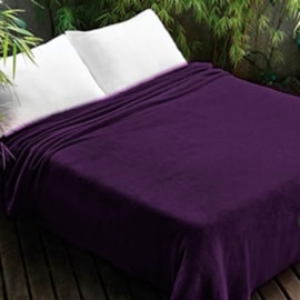 Manta de Microfibra Casal Jolitex Roxo Verão Manta de Microfibra Casal Jolitex Roxo Verão
