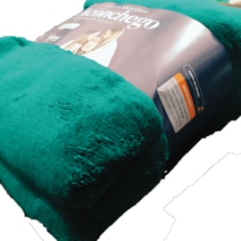 Manta de Microfibra King Aconchego Rozac Verde Esmeralda Manta de Microfibra King Aconchego Rozac Verde Esmeralda