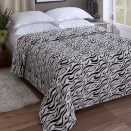 Manta de Microfibra King Size Jolitex Animal Print Mali Manta de Microfibra King Size Jolitex Animal Print Mali