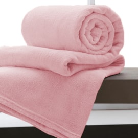 Manta de Microfibra Queen Andreza Rosa 2,20m x 2,40m Manta de Microfibra Queen Andreza Rosa 2,20m x 2,40m