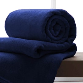 Manta de Microfibra Solteiro Andreza Indigo 1,50m x 2,20m Manta de Microfibra Solteiro Andreza Indigo 1,50m x 2,20m