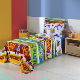 Manta de Microfibra Solteiro Infantil Andreza Disney Mickey Amigos Manta de Microfibra Solteiro Infantil Andreza Disney Mickey Amigos