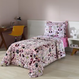 Manta de Microfibra Solteiro Infantil Andreza Disney Minnie Wow Manta de Microfibra Solteiro Infantil Andreza Disney Minnie Wow