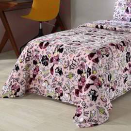 Manta de Microfibra Solteiro Infantil Andreza Disney Minnie Wow Manta de Microfibra Solteiro Infantil Andreza Disney Minnie Wow