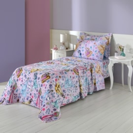 Manta de Microfibra Solteiro Infantil Andreza Disney Princesas Manta de Microfibra Solteiro Infantil Andreza Disney Princesas