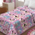 Manta Microfibra Minnie e Margarida Disney Solteiro Jolitex