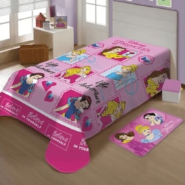 Manta Microfibra Soft Amigas Princesas Solteiro Jolitex Manta Microfibra Soft Amigas Princesas Solteiro Jolitex