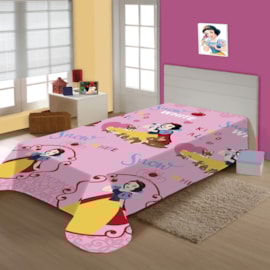 Manta Microfibra Soft Branca de Neve Fun Solteiro Jolitex Manta Microfibra Soft Branca de Neve Fun Solteiro Jolitex