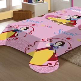 Manta Microfibra Soft Branca de Neve Fun Solteiro Jolitex Manta Microfibra Soft Branca de Neve Fun Solteiro Jolitex