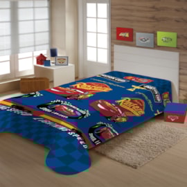 Manta Microfibra Soft Carros Rust-Eze Fun Solteiro Jolitex Manta Microfibra Soft Carros Rust-Eze Fun Solteiro Jolitex