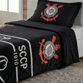 Manta Microfibra Solteiro Jolitex Fun Corinthians II