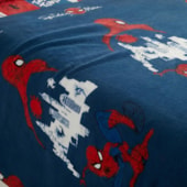 Manta Microfibra Spider-Man Thwip Disney Solteiro Jolitex