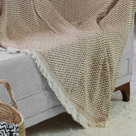 Manta para Sofa Anatex Renascence Chevron Caramelo 1,20 x 1,50 Manta para Sofa Anatex Renascence Chevron Caramelo 1,20 x 1,50