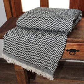 Manta para Sofa Anatex Renascence Chevron Preto 1,20 x 1,50 Manta para Sofa Anatex Renascence Chevron Preto 1,20 x 1,50