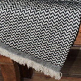 Manta para Sofa Anatex Renascence Chevron Preto 1,20 x 1,50 Manta para Sofa Anatex Renascence Chevron Preto 1,20 x 1,50