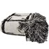 Manta para Sofa Jacquard Tecidos Rustic Quadros Black 1,40 x 1,40