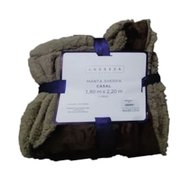 Manta Sherpa Casal Andreza Marrom Manta Sherpa Casal Andreza Marrom
