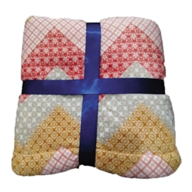 Manta Sherpa Solteiro Andreza Zig Zag Manta Sherpa Solteiro Andreza Zig Zag