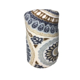 Manta Solteiro Fleece Microfibra Estampada Andreza