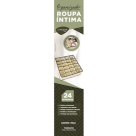 Organizador de Roupa Intima 24 Divisorias Mizza Organizador de Roupa Intima 24 Divisorias Mizza