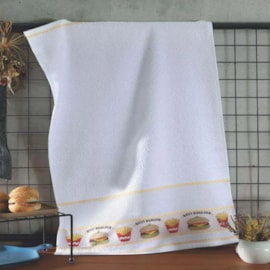 Pano de Copa Avulso Dohler Picnic Best Burguer 45x70 Pano de Copa Avulso Dohler Picnic Best Burguer 45x70