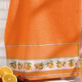 Pano de Copa Avulso Dohler Picnic Laranja 45x70 Pano de Copa Avulso Dohler Picnic Laranja 45x70