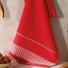 Pano de Copa Avulso Dohler Picnic Xadrez Vermelho 45x70 Pano de Copa Avulso Dohler Picnic Xadrez Vermelho 45x70