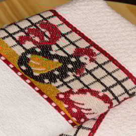 Pano de Copa Avulso Jaquard Cavhome Chickens 50x70 Pano de Copa Avulso Jaquard Cavhome Chickens 50x70