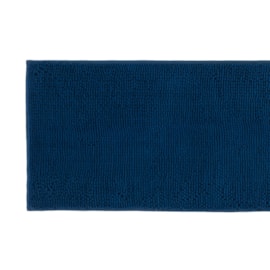 Passadeira para Banheiro Corttex Dallas Azul Escuro 40x110